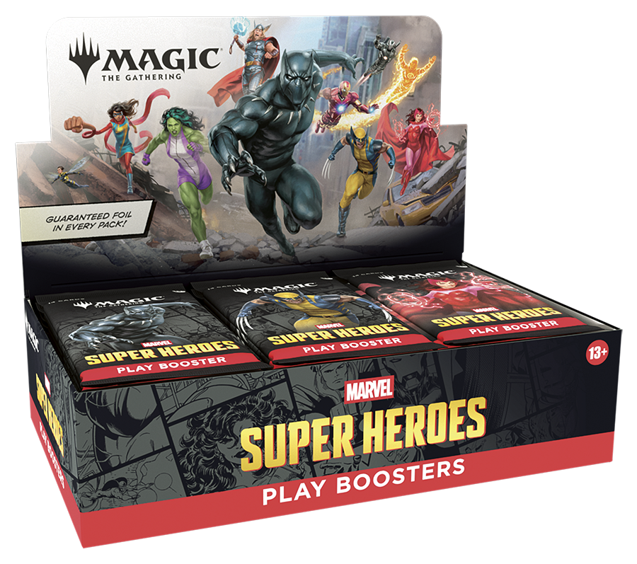 Magic The Gathering: Marvel Super Heroes - Play Booster Display *Vorbestellung*