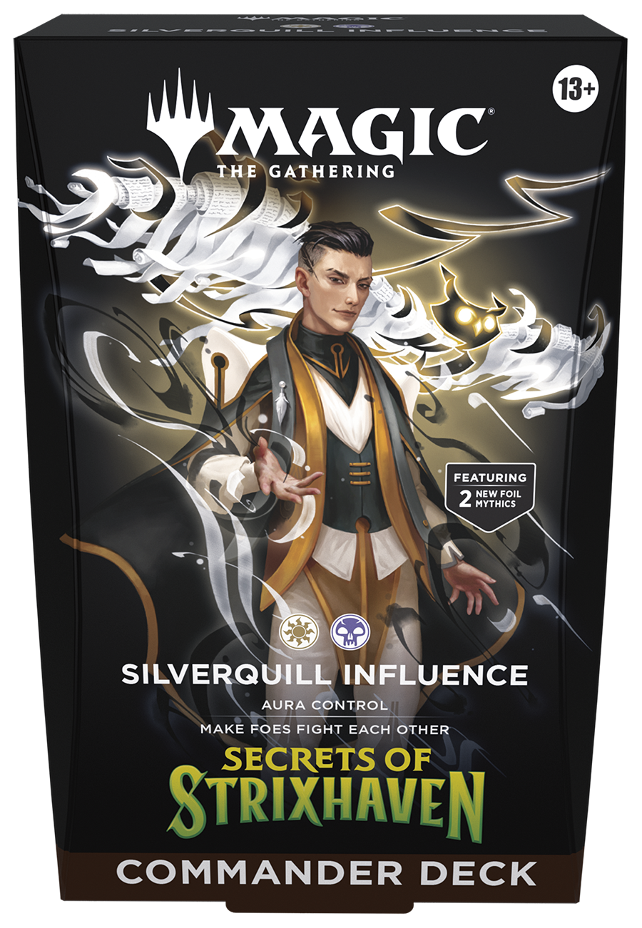 Magic The Gathering Secrets of Strixhaven Commander Deck (Set of 5)