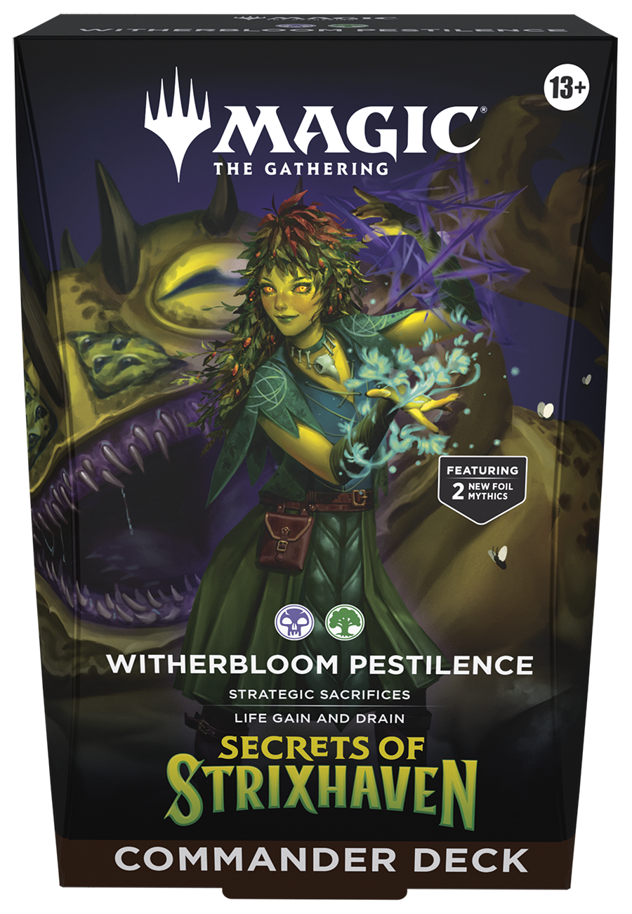 Magic The Gathering Secrets of Strixhaven Commander Deck (Set of 5)