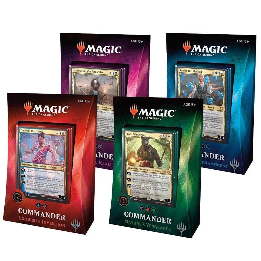 Magic: The Gathering TCG: 2018 Commander (Set of 4)