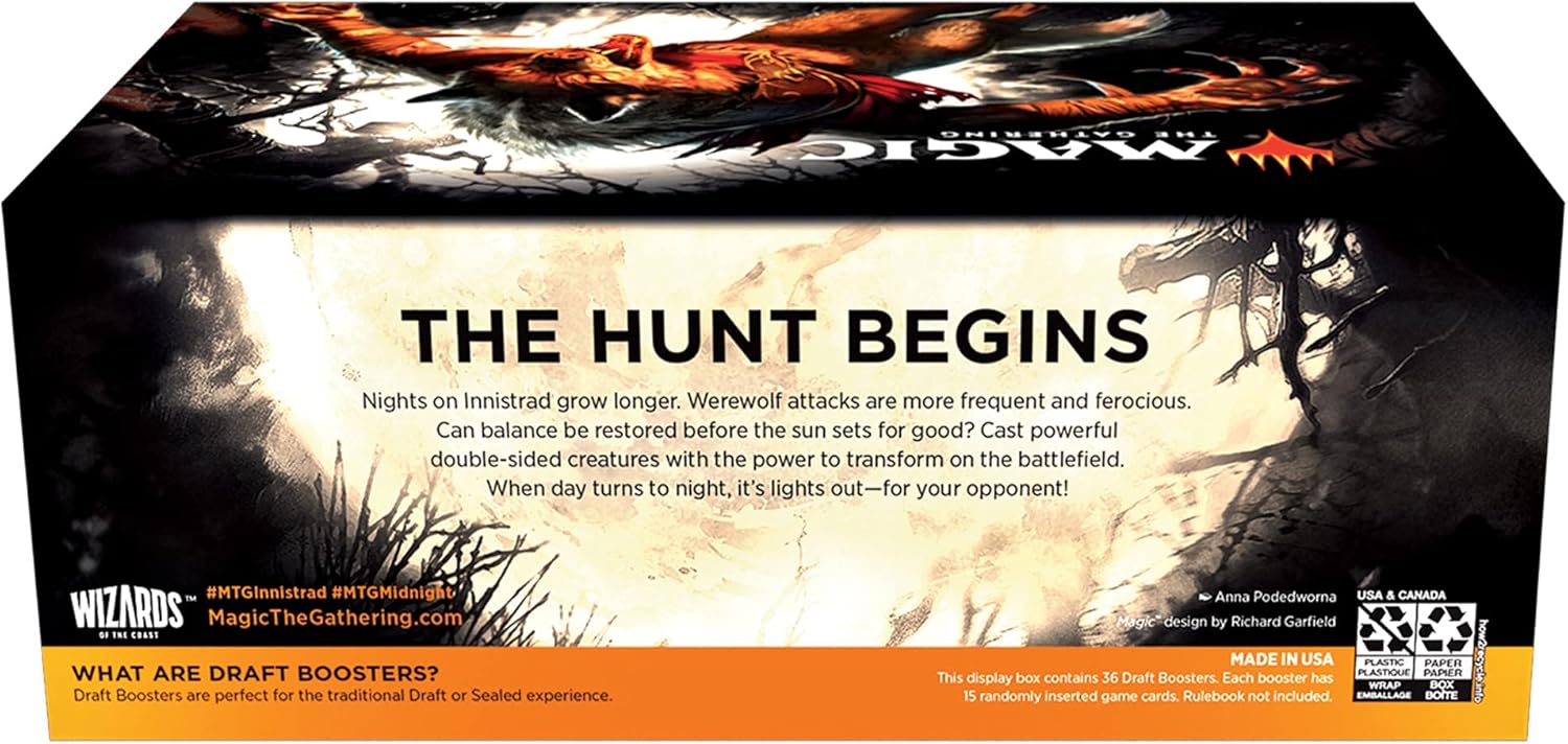 Magic: The Gathering TCG: Innistrad Midnight Hunt - Draft Booster Box
