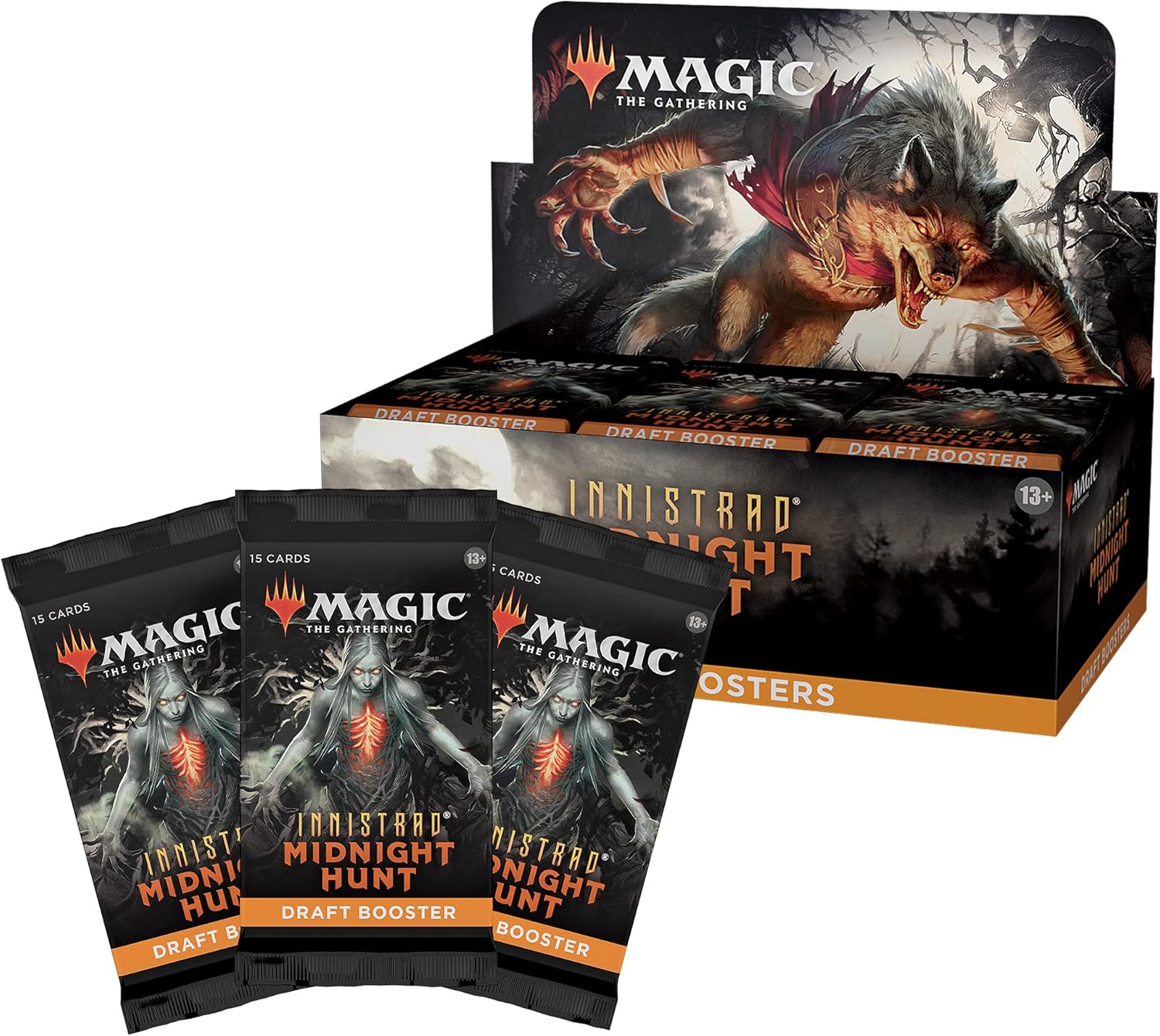 Magic: The Gathering TCG: Innistrad Midnight Hunt - Draft Booster Box