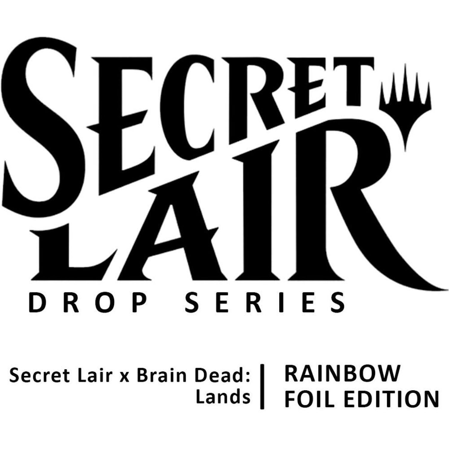 Magic: The Gathering TCG: Secret Lair x Brain Dead: Lands - Rainbow Foil