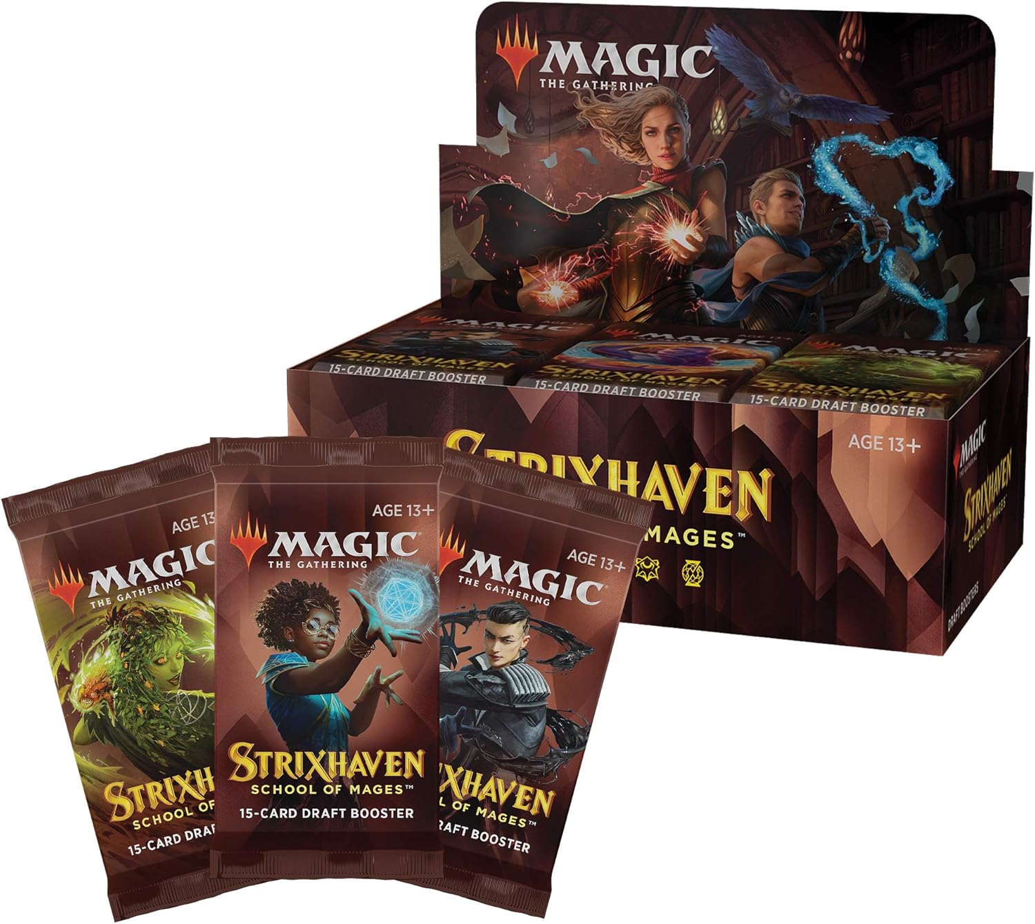 Magic: The Gathering TCG: Strixhaven Draft Booster Box - 36 packs