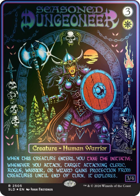 Magic: The Gathering TCG: Secret Lair x Dungeons and Dragons - Black Light's and Dark Dungeons (Traditional Foil Edition)