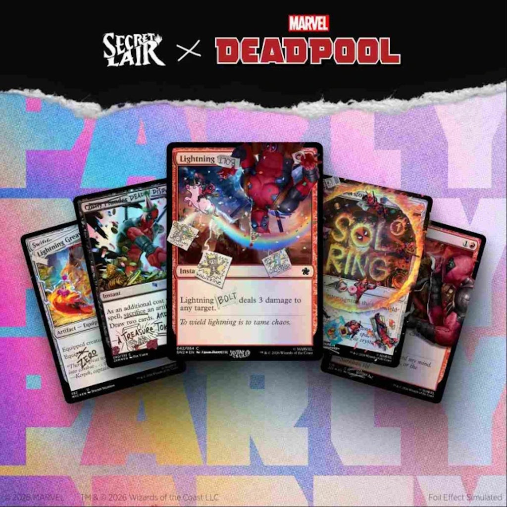 Magic: The Gathering TCG: Secret Lair x Marvel's Deadpool: I Fixed It (You’re Welcome) (Pool Party Foil)