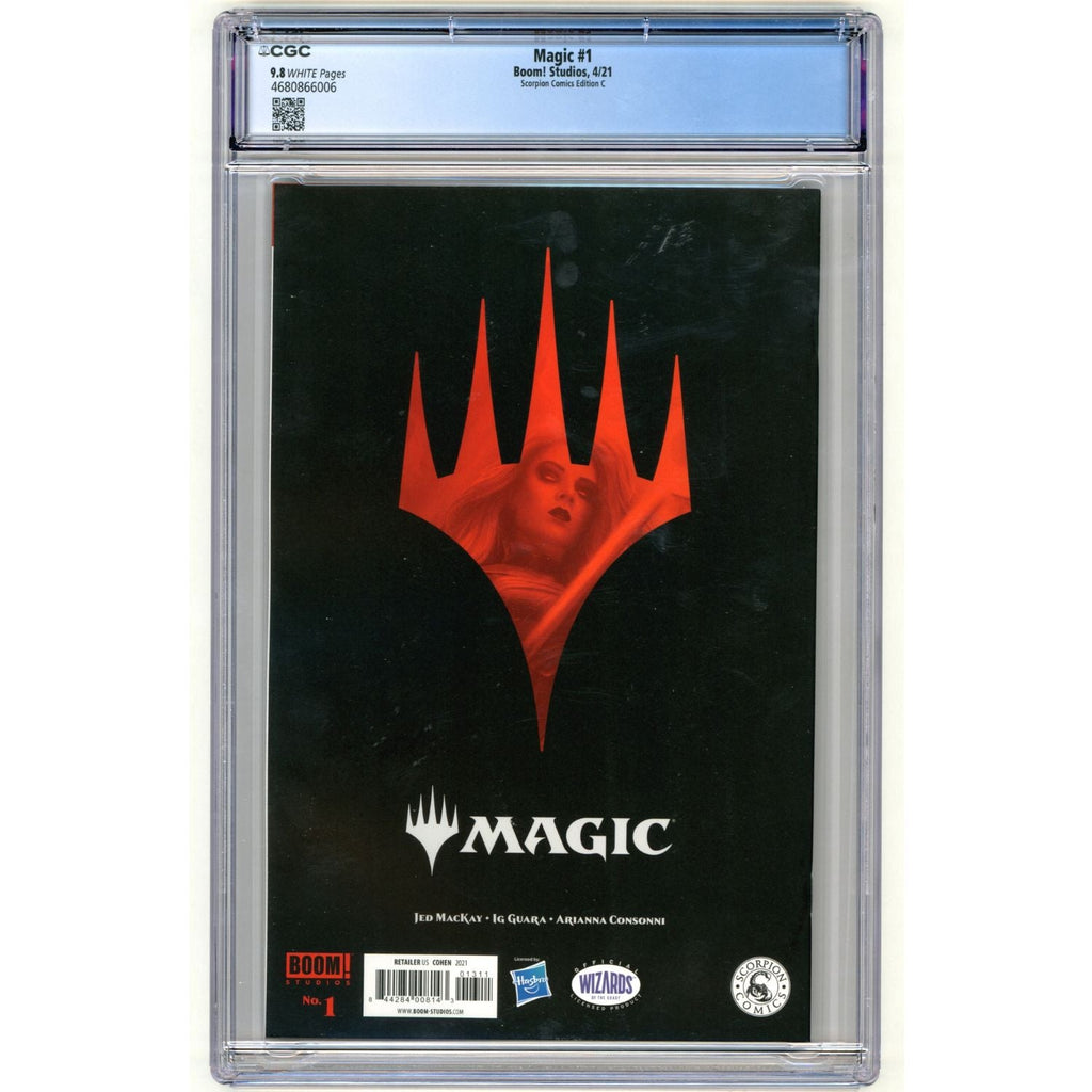 Magic: #1 [CGC 9.8 Carla Cohen Scorpion Comics CVR C] 2021