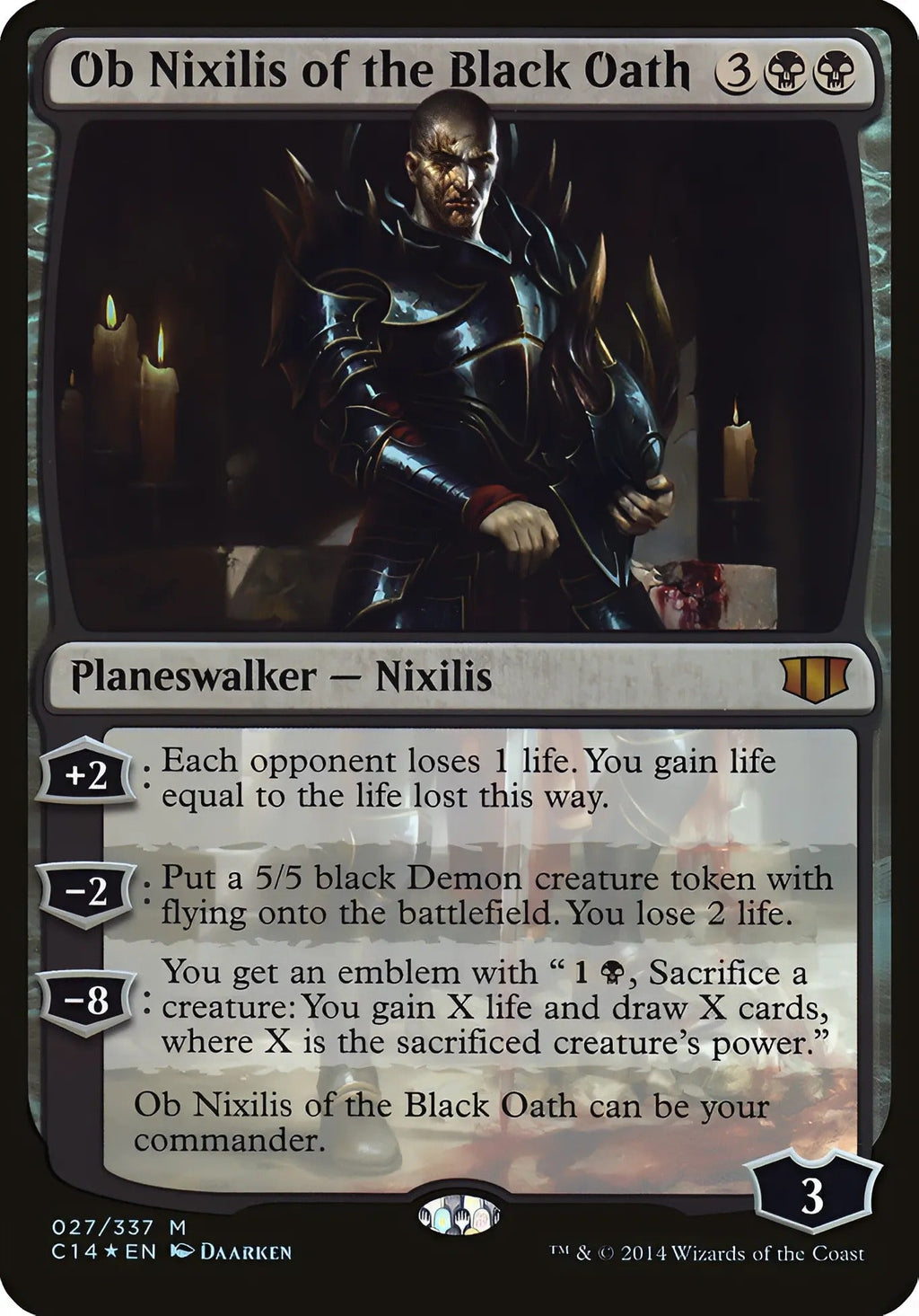 Magic: The Gathering TCG: 2014 Commander Sworn to Darkness Deck
