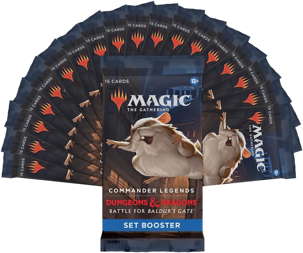 Magic: The Gathering TCG: Commander Legends Battle for Baldur's Gate Set Booster Box - 18 Packs