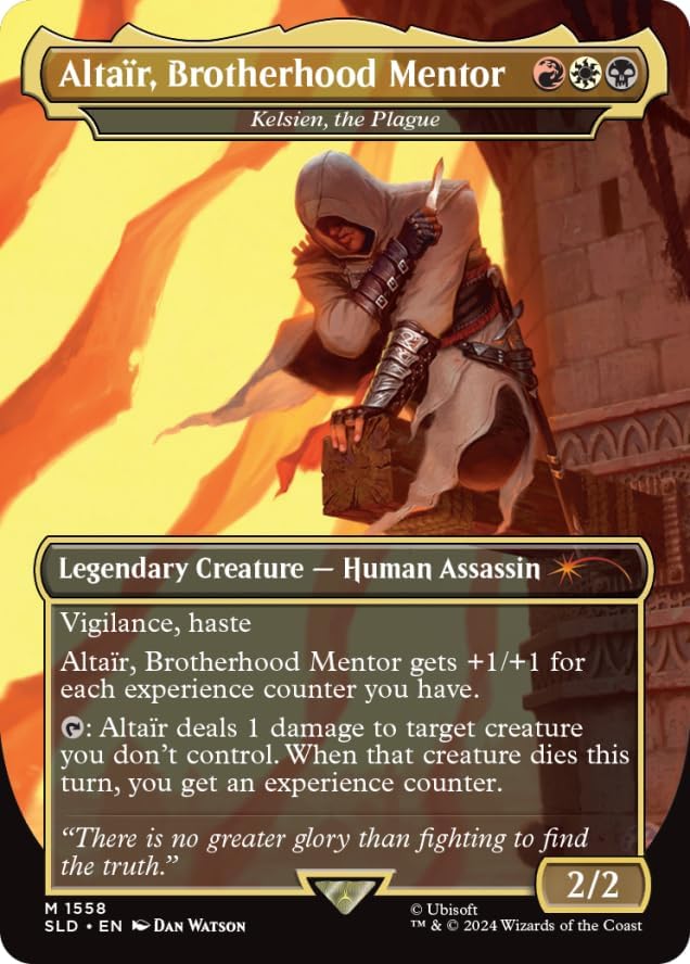 Magic: The Gathering TCG: Secret Lair Assassins Creed Lethal Legends - Rainbow Foil Edition