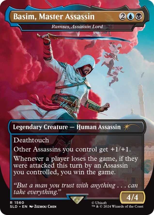 Magic: The Gathering TCG: Secret Lair Assassins Creed Lethal Legends - Rainbow Foil Edition