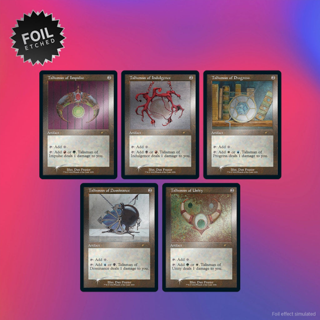 Magic: The Gathering TCG: Secret Lair Dan Frazier Is Back Again The Allied Talismans - Foil Etched