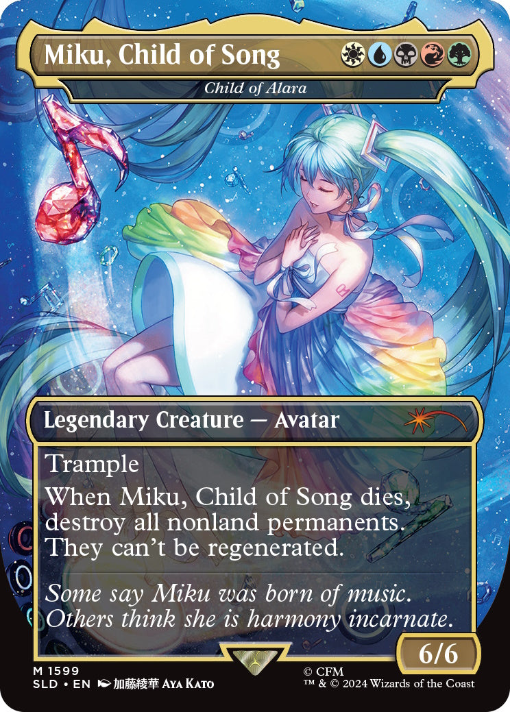 Magic: The Gathering TCG: Secret Lair Hatsune Miku Digital Sensation