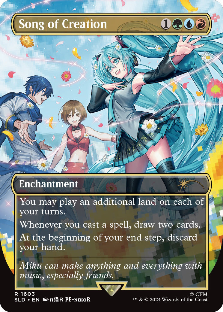 Magic: The Gathering TCG: Secret Lair Hatsune Miku Digital Sensation