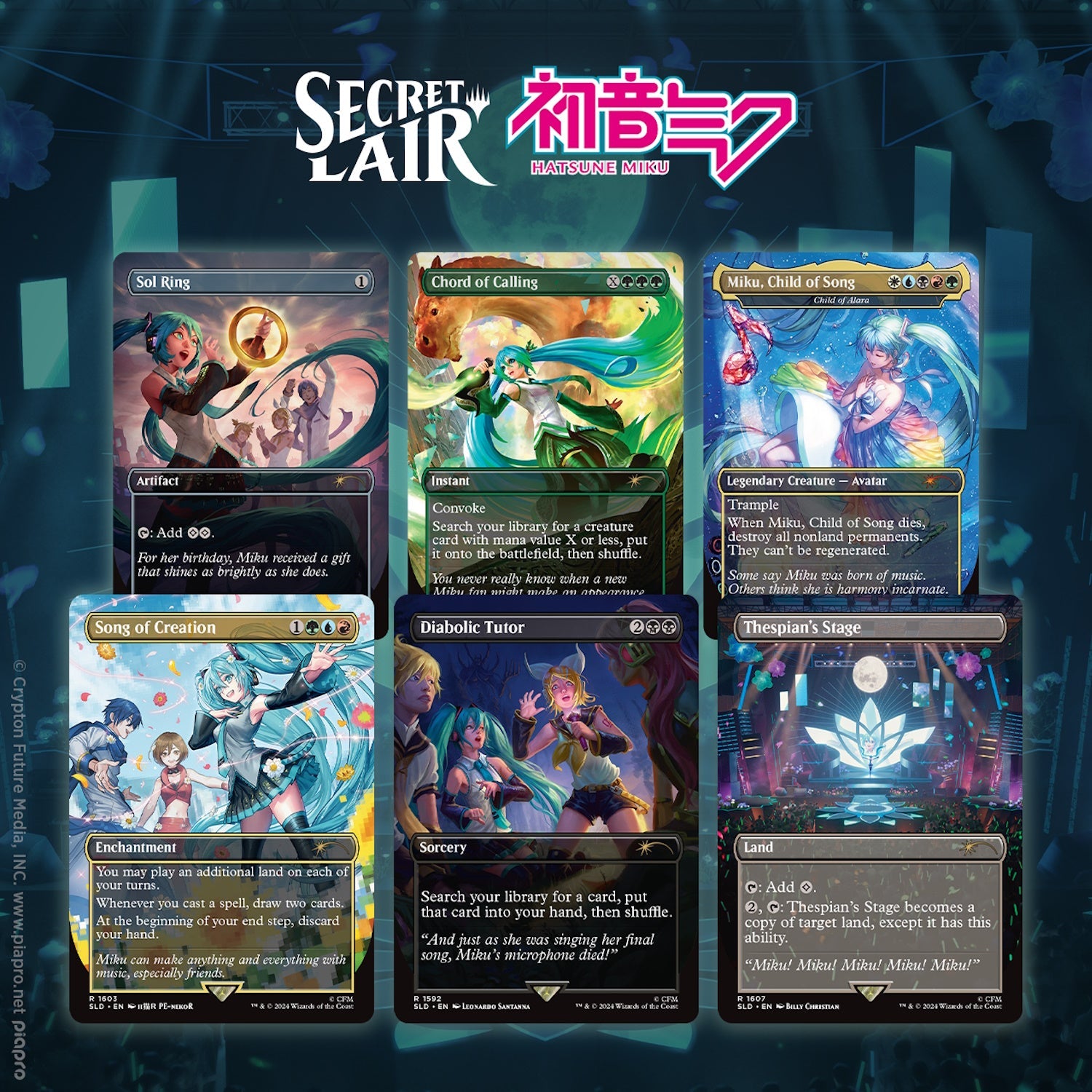 Magic: The Gathering TCG: Secret Lair Hatsune Miku Digital Sensation
