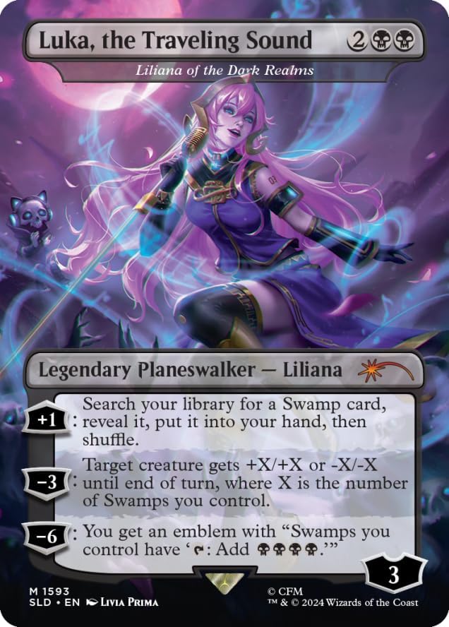 Magic: The Gathering TCG: Secret Lair Hatsune Miku: Electric Entourage English - Rainbow Foil Edition