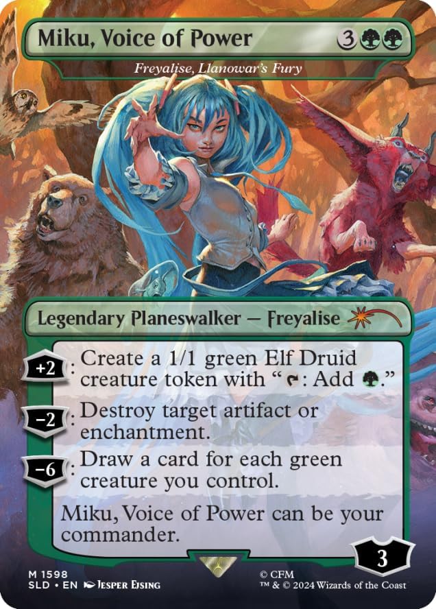 Magic: The Gathering TCG: Secret Lair Hatsune Miku: Electric Entourage English - Rainbow Foil Edition