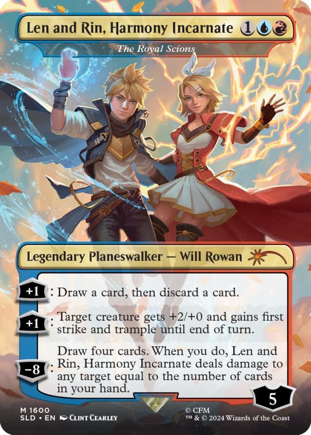 Magic: The Gathering TCG: Secret Lair Hatsune Miku: Electric Entourage English - Rainbow Foil Edition