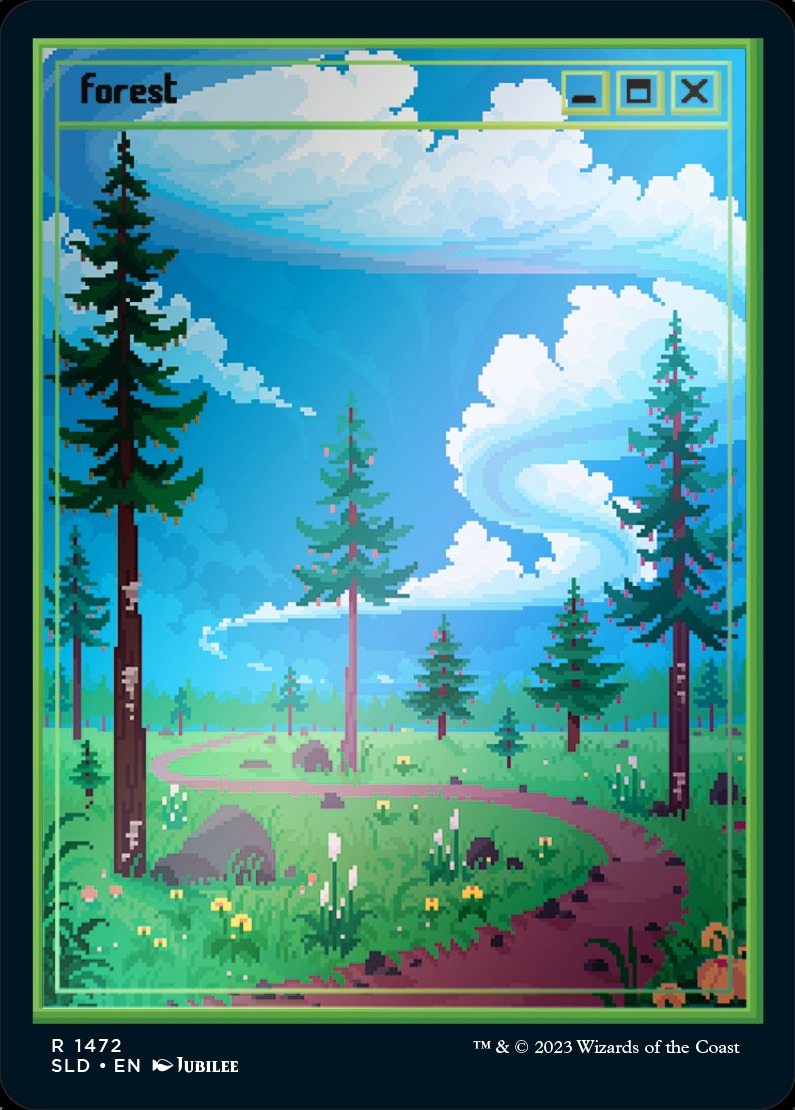 Magic: The Gathering TCG: Secret Lair PixelLands_v02.jpg - Foil