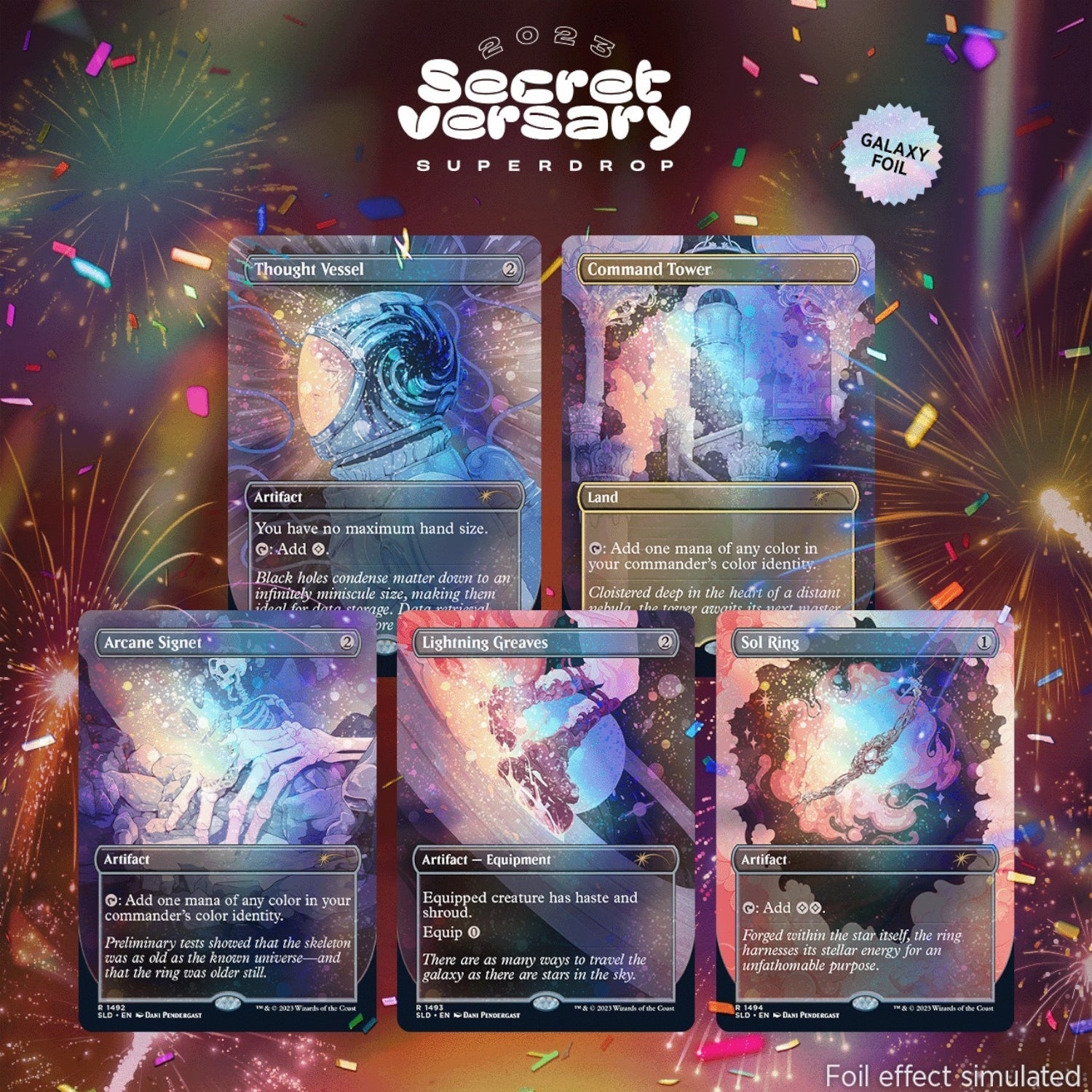 Magic: The Gathering TCG: Secret Lair Through the Wormhole - Galaxy FOIL