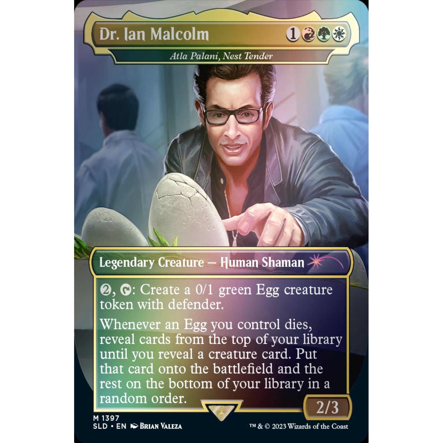 Magic: The Gathering TCG: Secret Lair - Jurassic World: Dr. Ian Malcolm - Foil