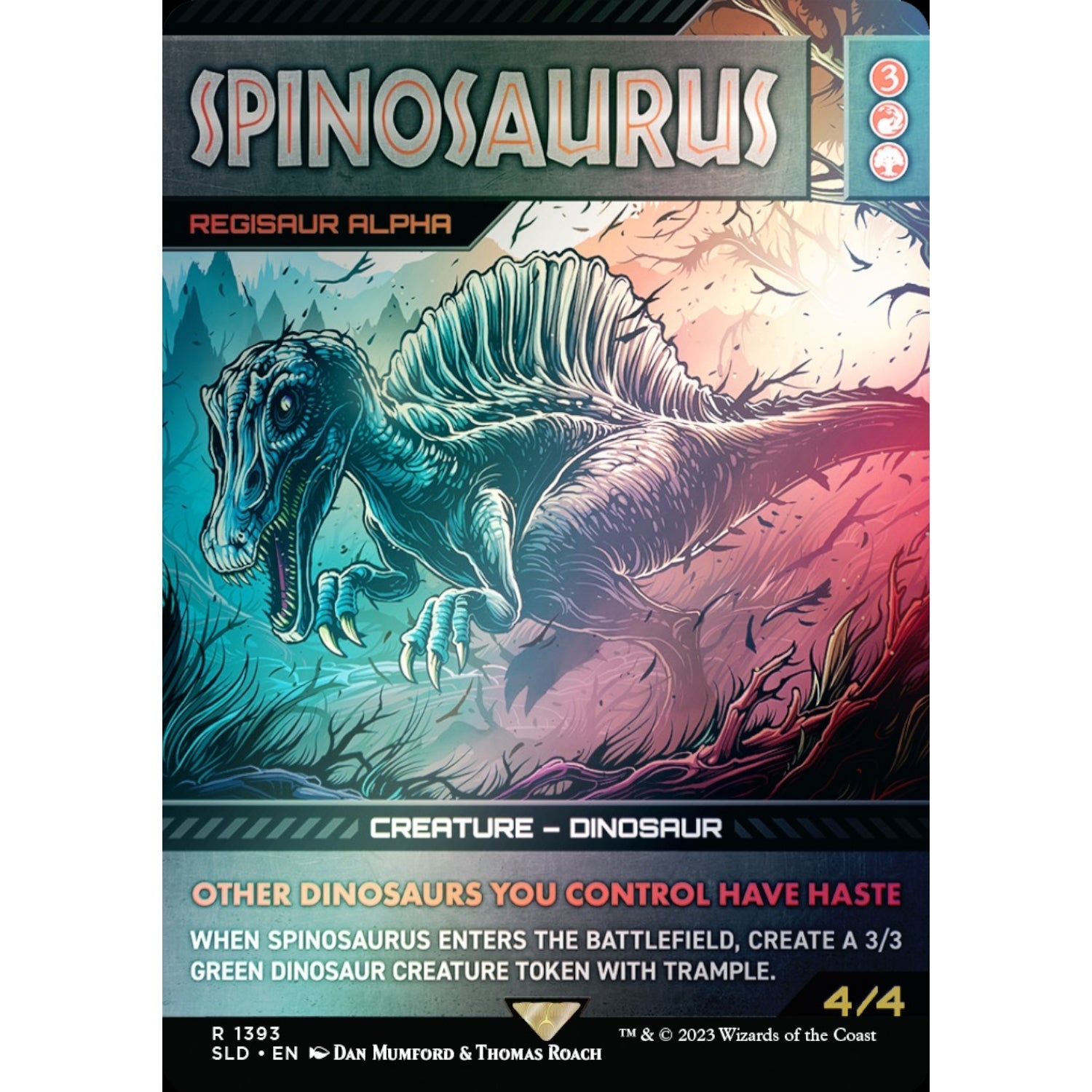 Magic: The Gathering TCG: Secret Lair - Jurassic World: Life Breaks Free - Foil