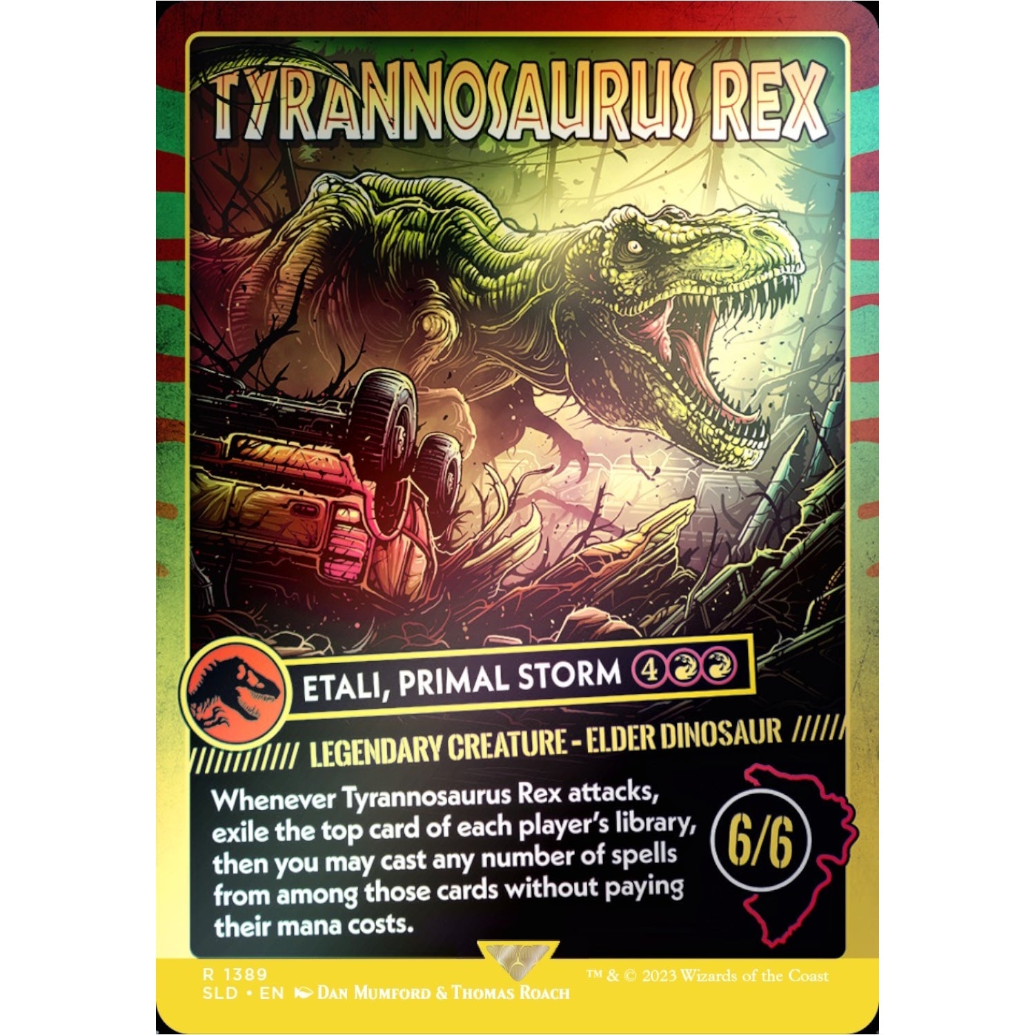 Magic: The Gathering TCG: Secret Lair - Jurassic World: Life Breaks Free - Foil