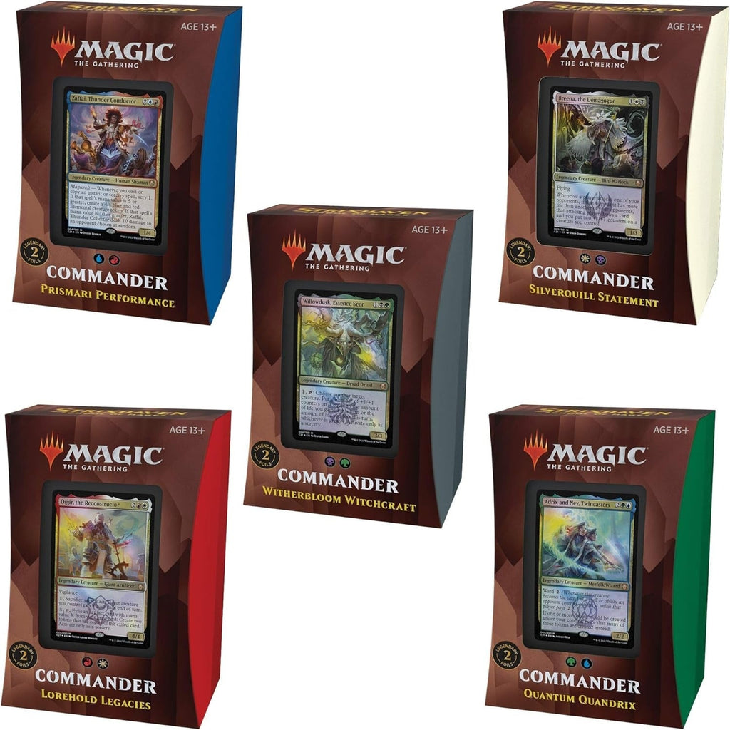 Magic: The Gathering TCG: Strixhaven Commander Deck Bundle