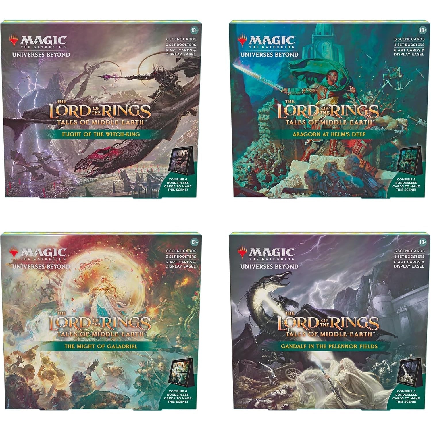Magic: The Gathering TCG: Lord of the Rings Holiday Scene Box (Set of 4)