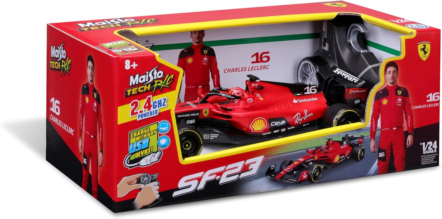 Maisto Tech: Formula RC Racing - Charles Leclerc 16 - SF23