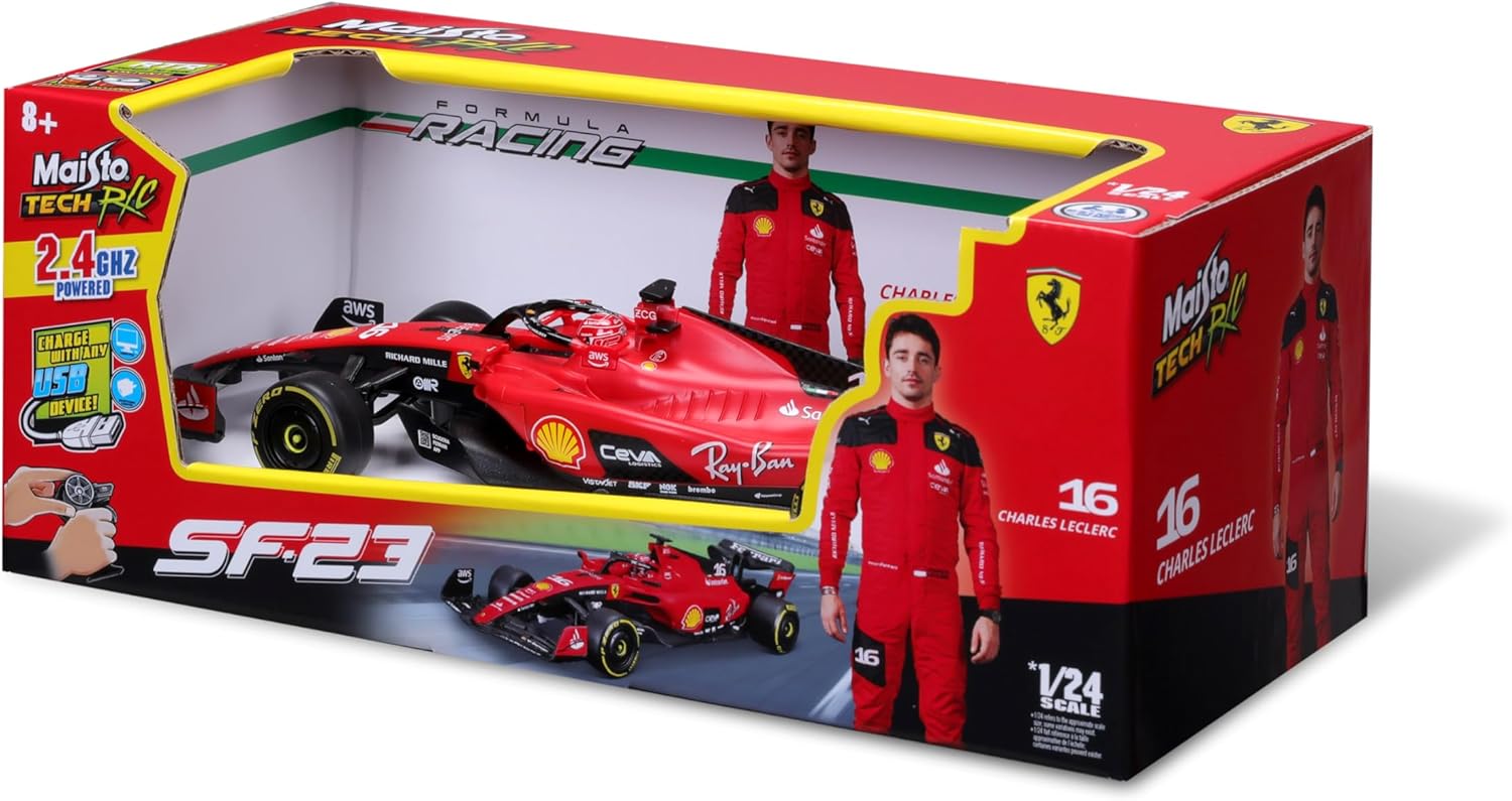 Maisto Tech: Formula RC Racing - Charles Leclerc 16 - SF23