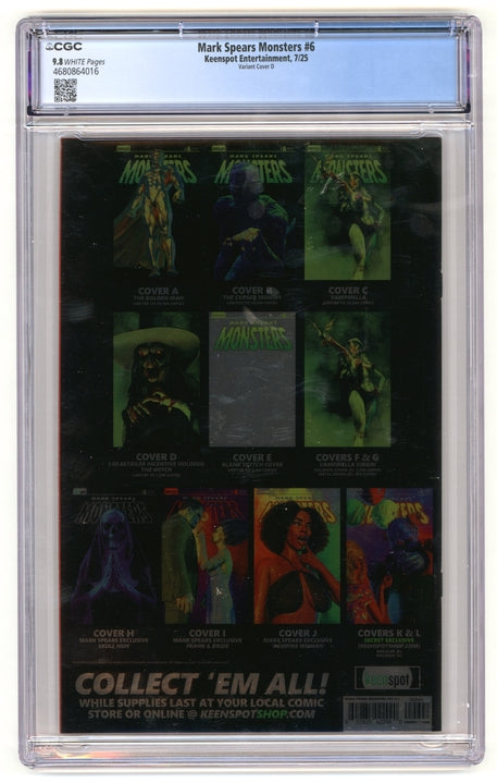 Mark Spears Monsters: #6 [Spears CGC 9.8 CVR D -1:50] 2025