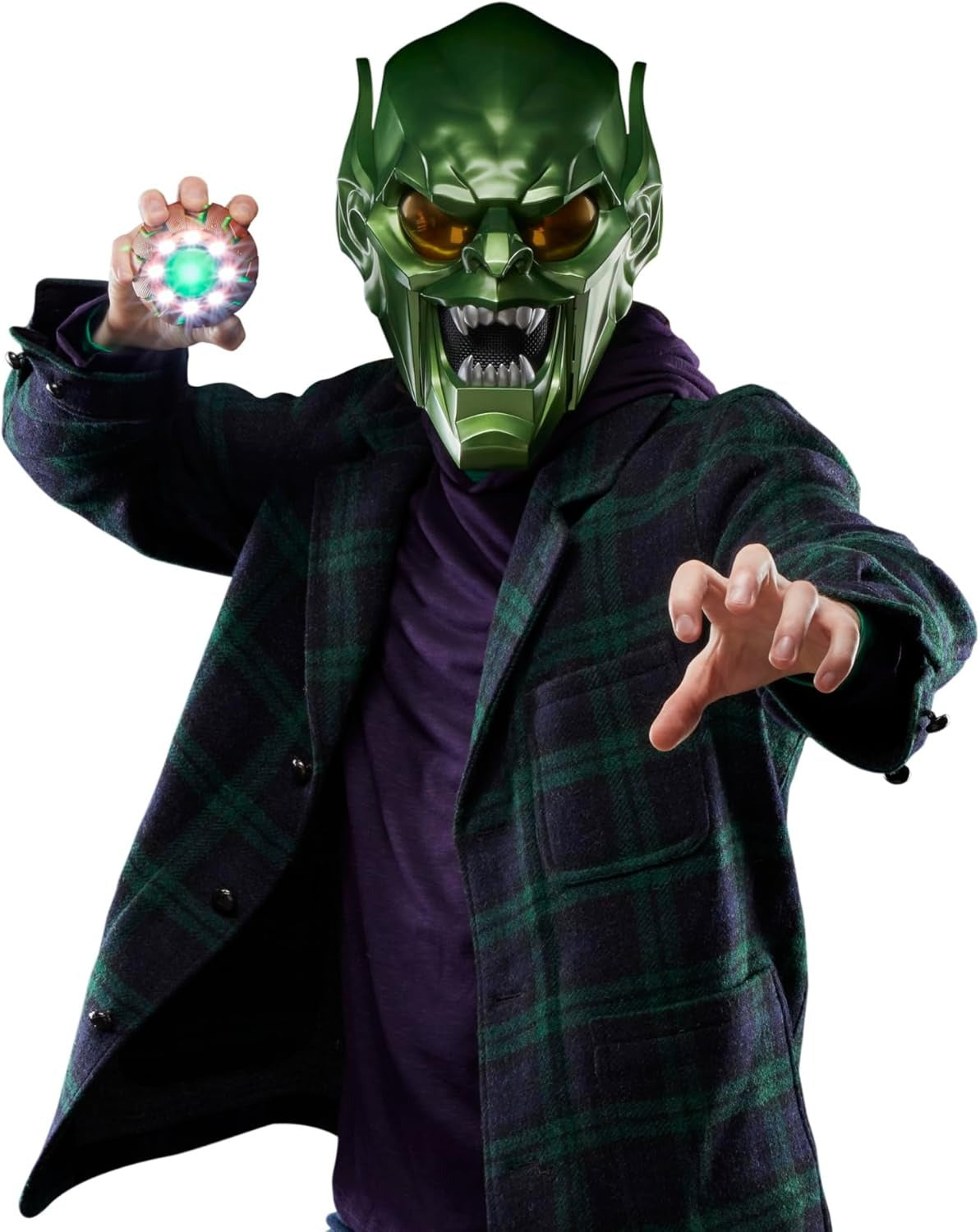 Marvel Legends Series: Spider-Man No Way Home - Green Goblin Premium Roleplay Helmet