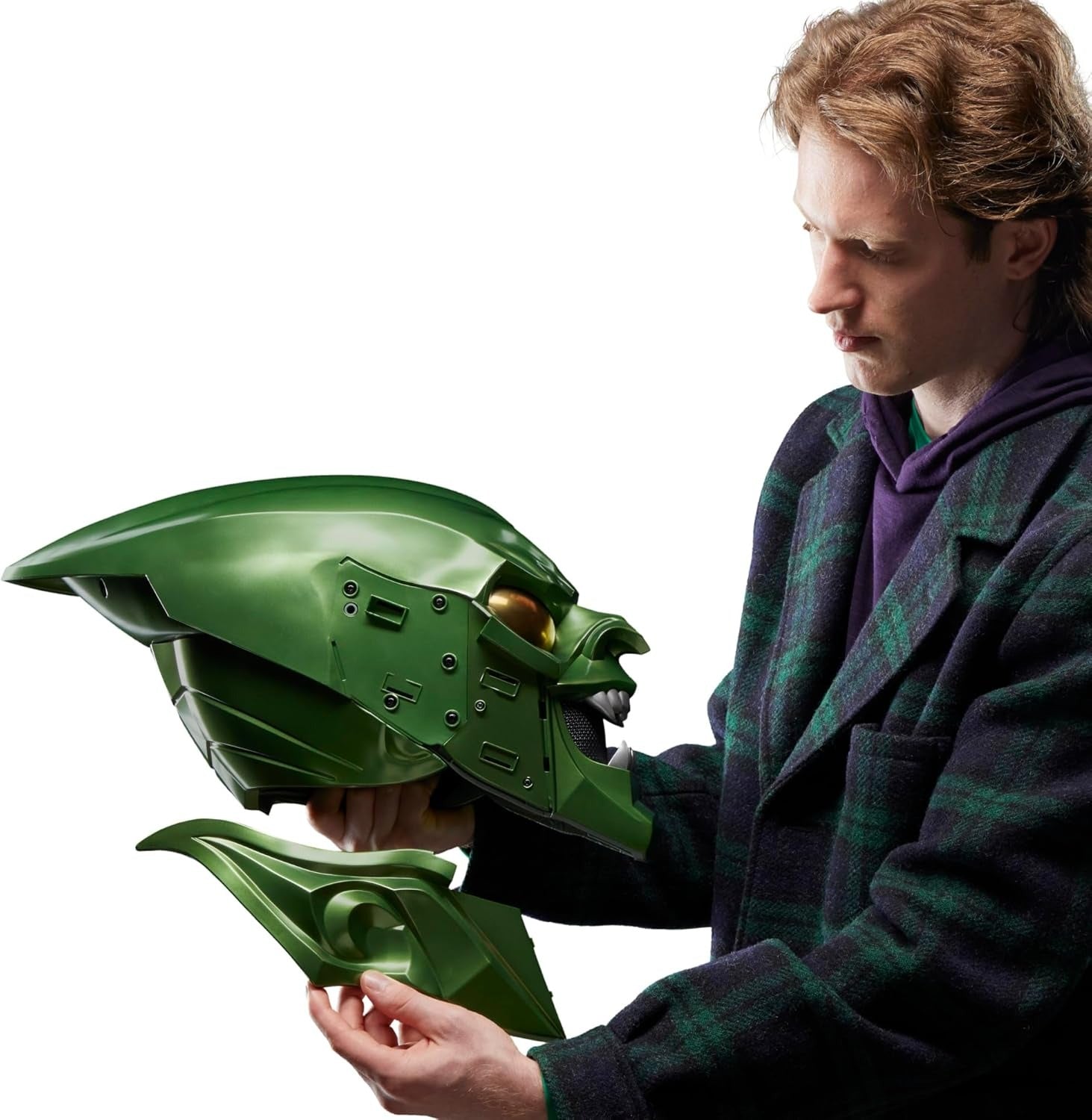 Marvel Legends Series: Spider-Man No Way Home - Green Goblin Premium Roleplay Helmet