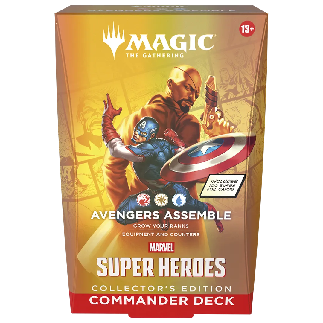 [PREORDER] Magic: The Gathering - Marvel Super Heroes Collector's Edition Commander Decks [Set of 4][WOTC Nationwide Delay]