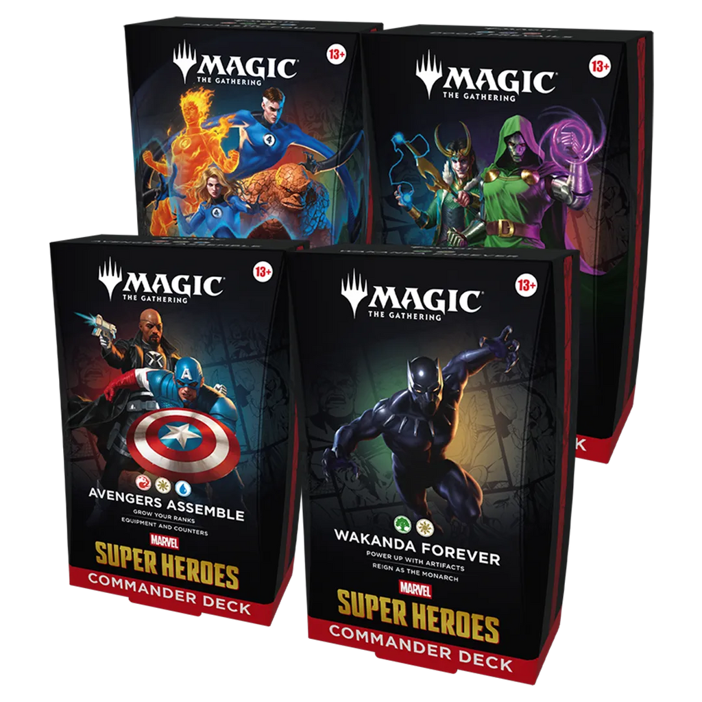[PREORDER] Magic: The Gathering - Marvel Super Heroes Commander Decks [Set of 4][WOTC Nationwide Delay]