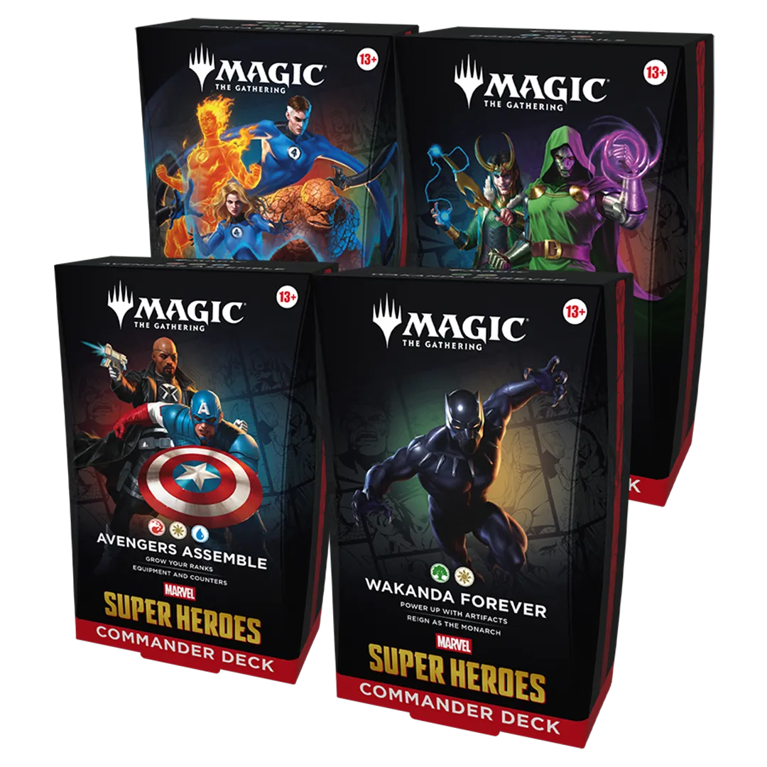 [PREORDER] Magic: The Gathering - Marvel Super Heroes Commander Decks [Set of 4][WOTC Nationwide Delay]