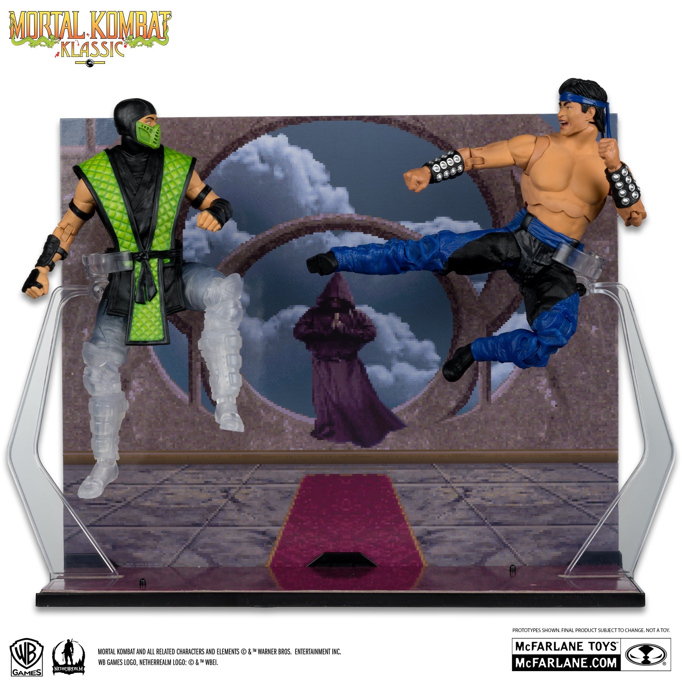 McFarlane Toys: Mortal Kombat Klassic - Liu Kang vs Reptile Figures 7" Figure