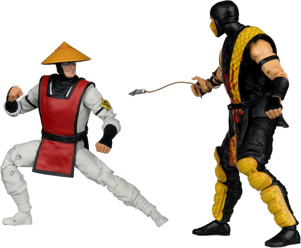 McFarlane Toys: Mortal Kombat Klassic: Scorpion vs Raiden - 7" Figure