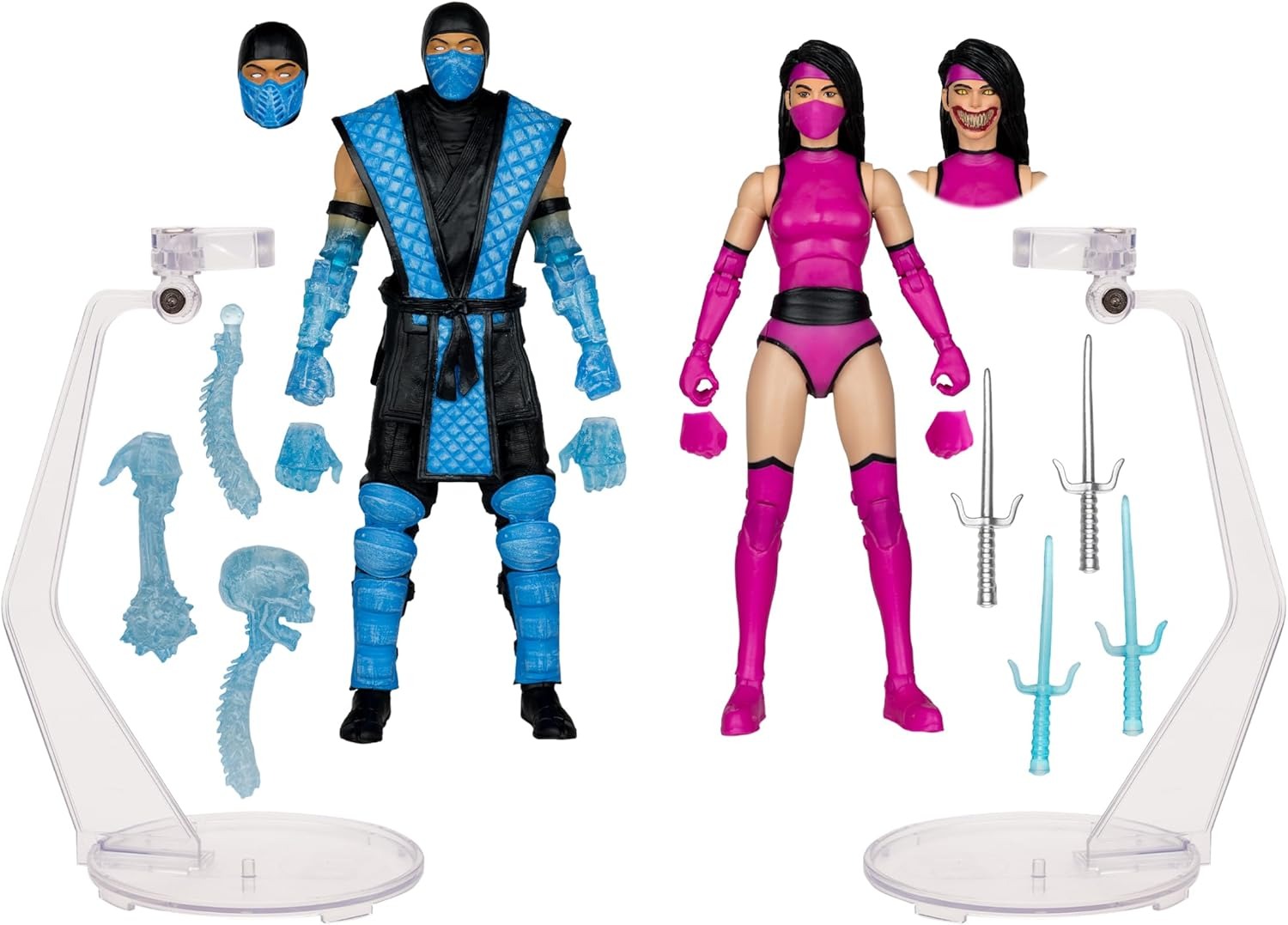 McFarlane Toys: Mortal Kombat Klassic: Sub-Zero vs Mileena - Deluxe 2 Pack