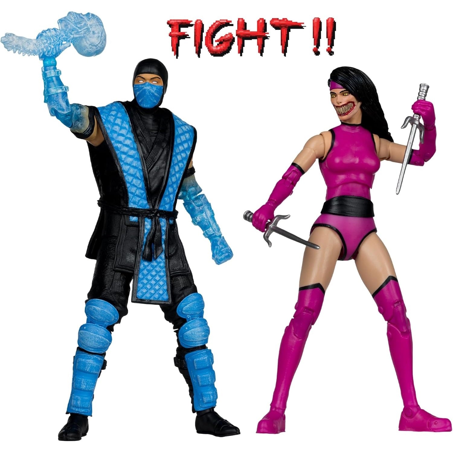 McFarlane Toys: Mortal Kombat Klassic: Sub-Zero vs Mileena - Deluxe 2 Pack