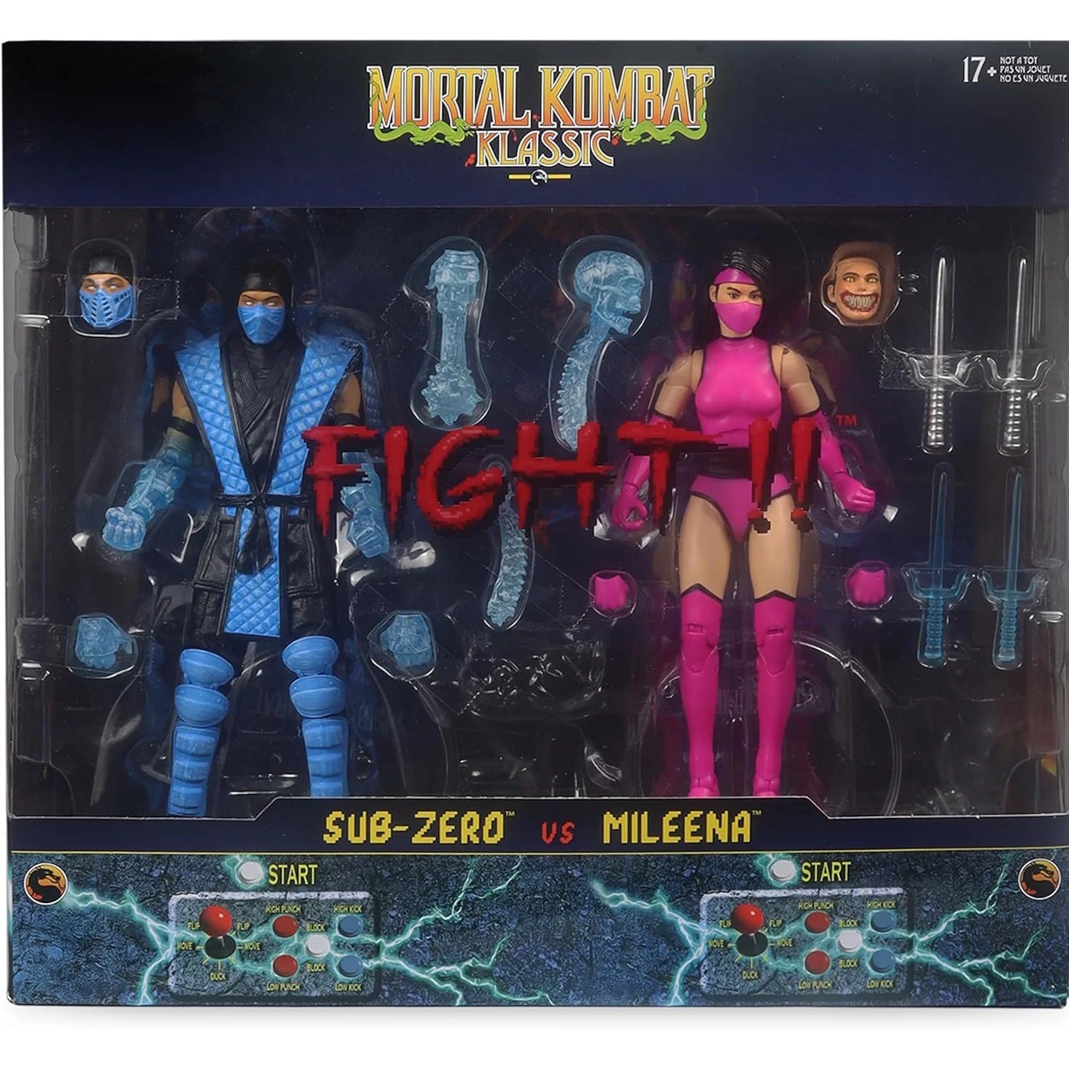 McFarlane Toys: Mortal Kombat Klassic: Sub-Zero vs Mileena - Deluxe 2 Pack