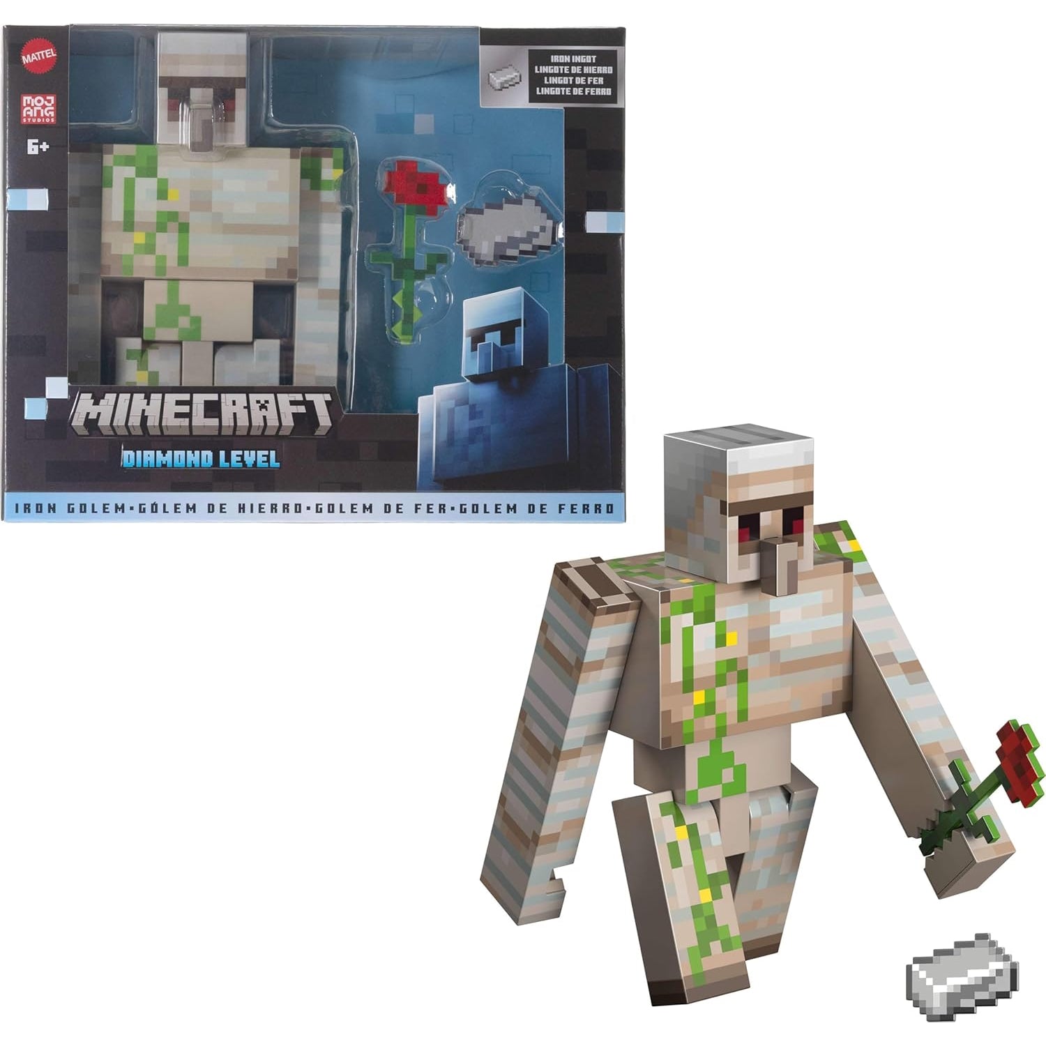 Minecraft Diamond Level: Iron Golem Figure
