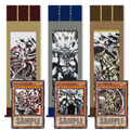 Yu-Gi-Oh! ARTWORK SERIES Mini Hanging Scrolls: Egyptian Gods