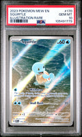 Squirtle Illustration Rare #170 PSA 10