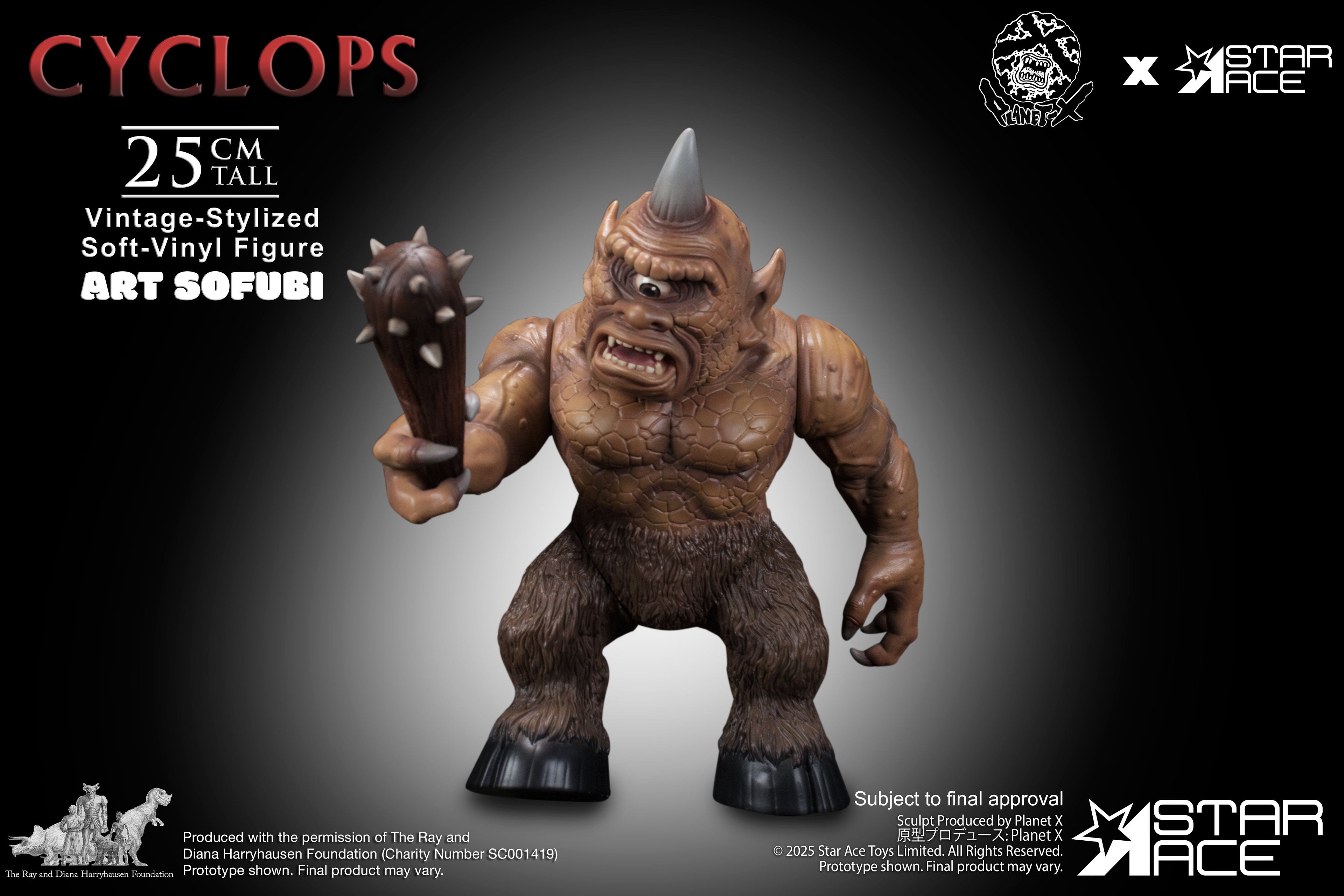 Star Ace Toys Cyclops Art Soft Vinyl Figure JAPAN OFFICIAL