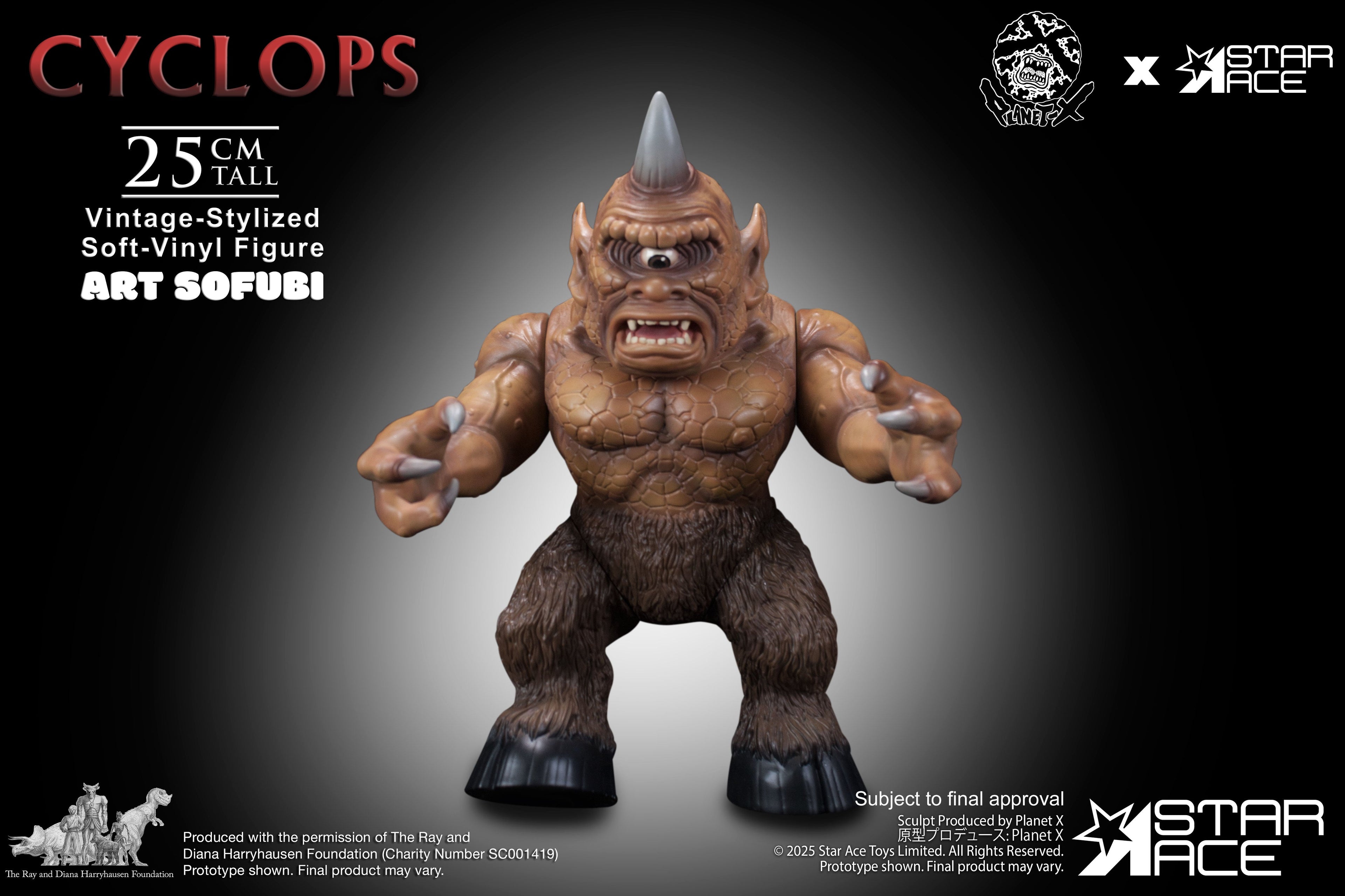 Star Ace Toys Cyclops Art Soft Vinyl Figure JAPAN OFFICIAL