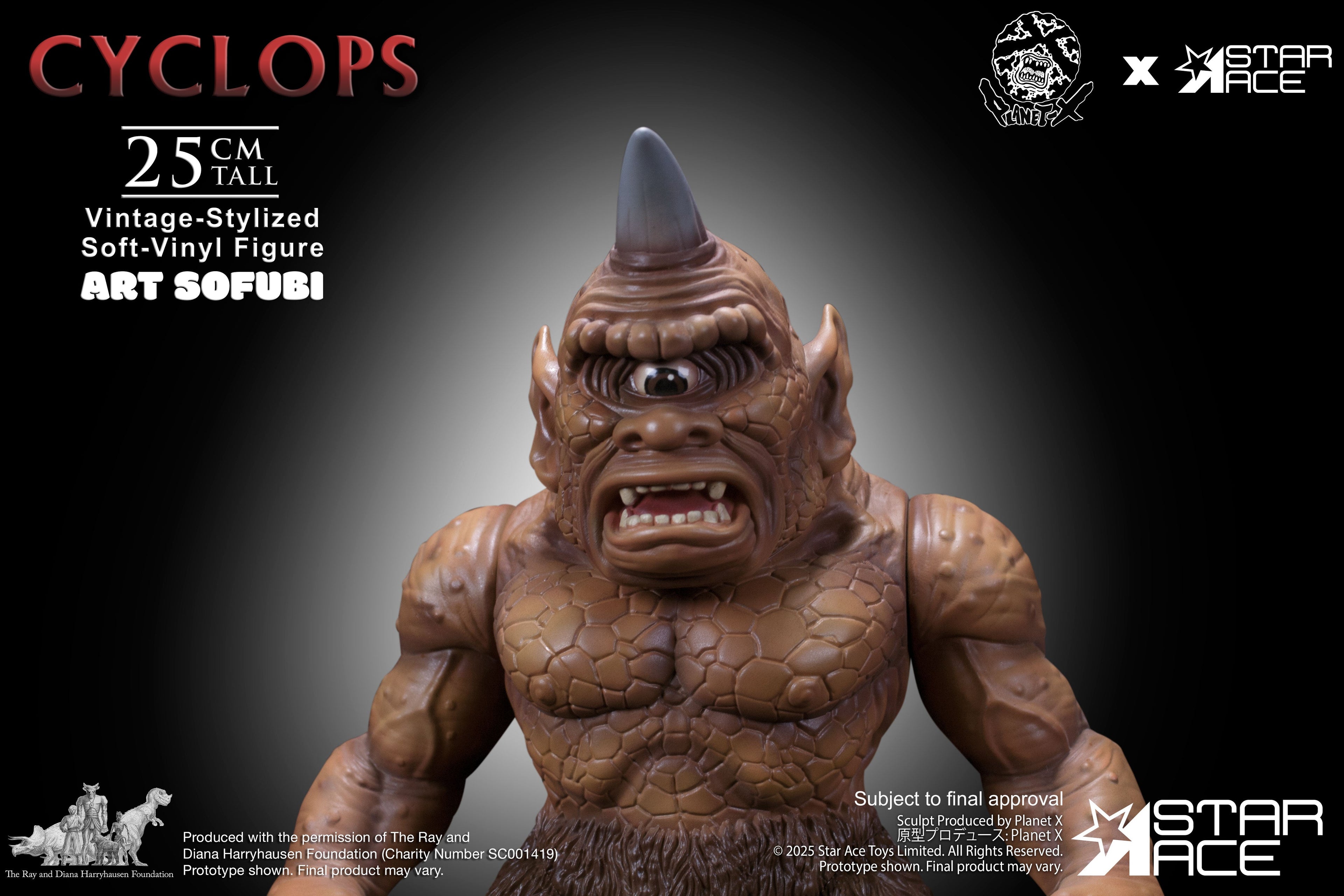 Star Ace Toys Cyclops Art Soft Vinyl Figure JAPAN OFFICIAL