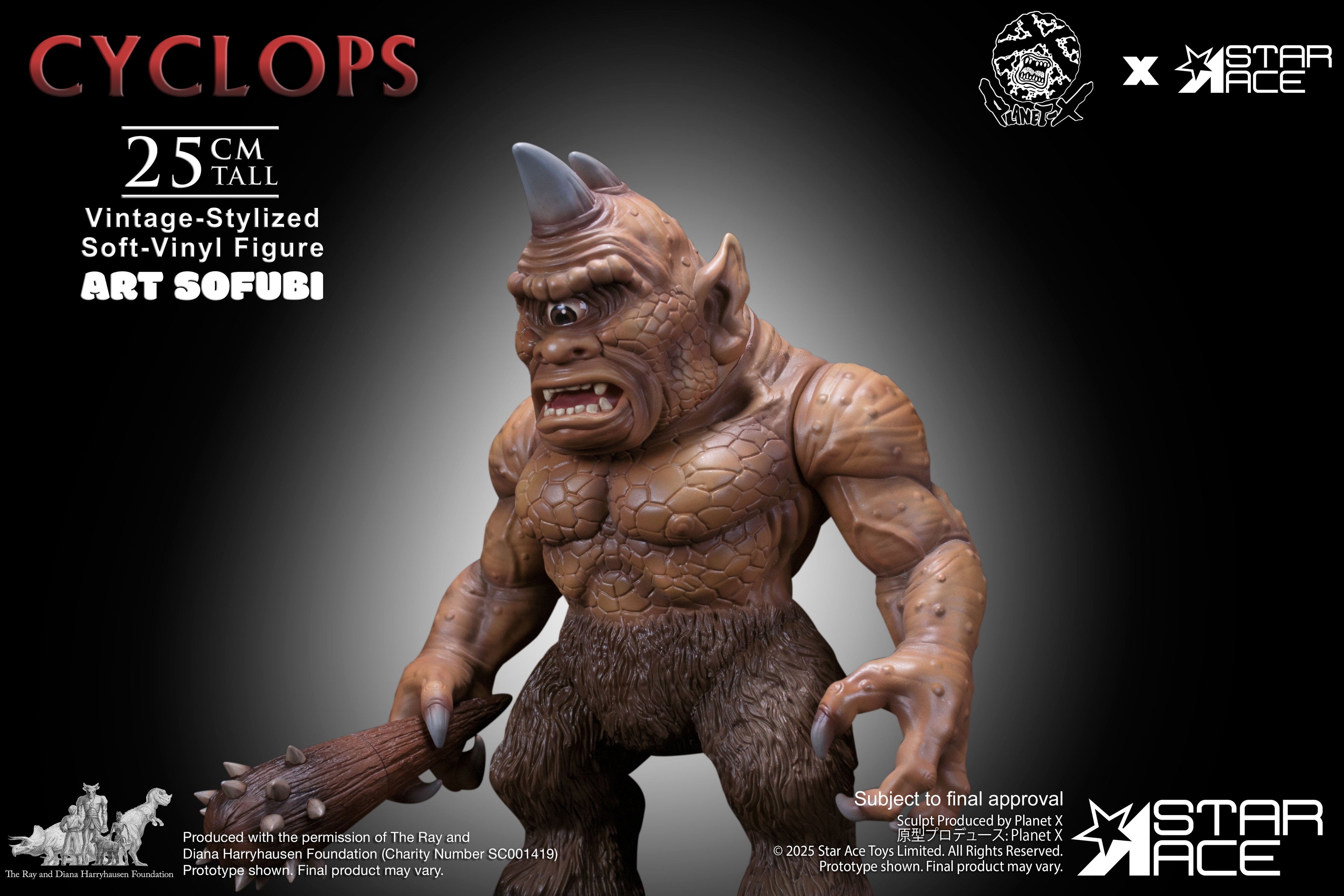 Star Ace Toys Cyclops Art Soft Vinyl Figure JAPAN OFFICIAL