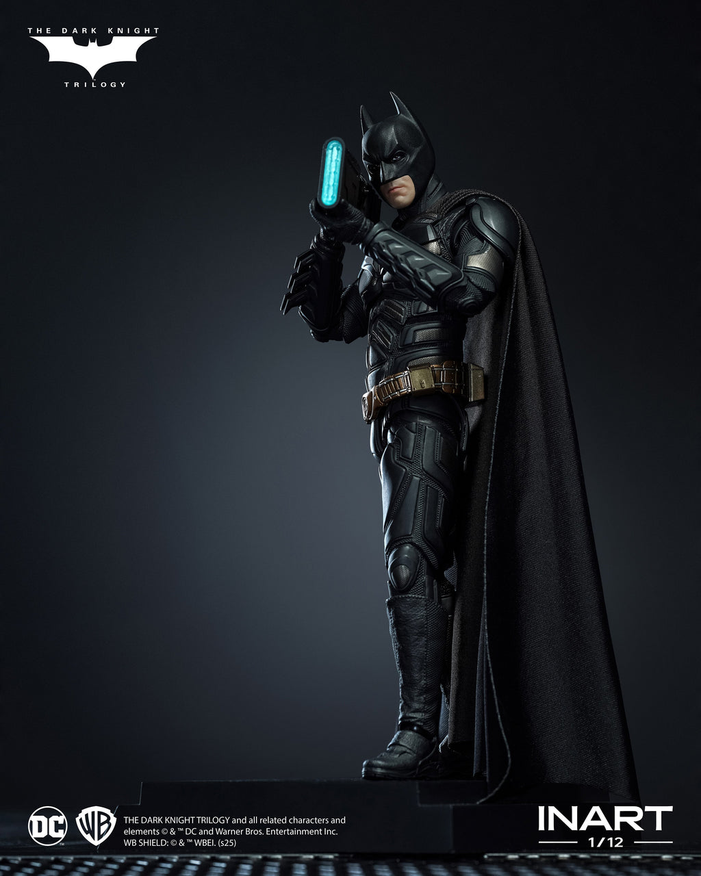 INART The Dark Knight Rises Batman 1/12 Deluxe Edition Action Figure JAPAN